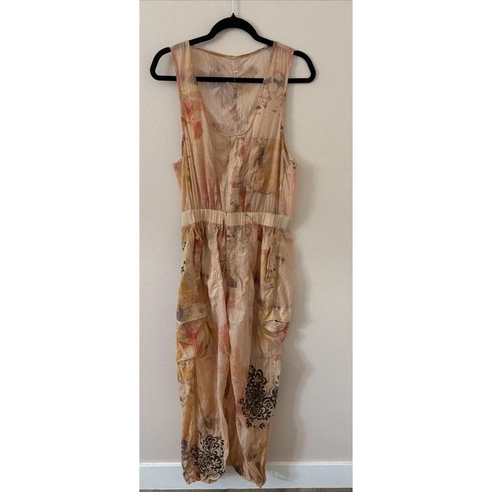 Free People Movement Colorburst One Piece Jumpsuit Oasis‎ XS NWT Active Romper